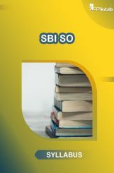 SBI SO Syllabus SBI SO Syllabus
